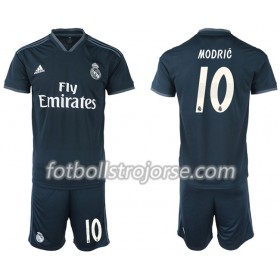 Real Madrid Matchtröjor MODRIC 10 Barn Borta Fotbollströja 2018-2019
